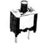 Switch Push Button N.O. SPST Round Plunger 20VAC 20VDC 0.4VA Momentary Contact Thru-Hole PC Pins Bulk