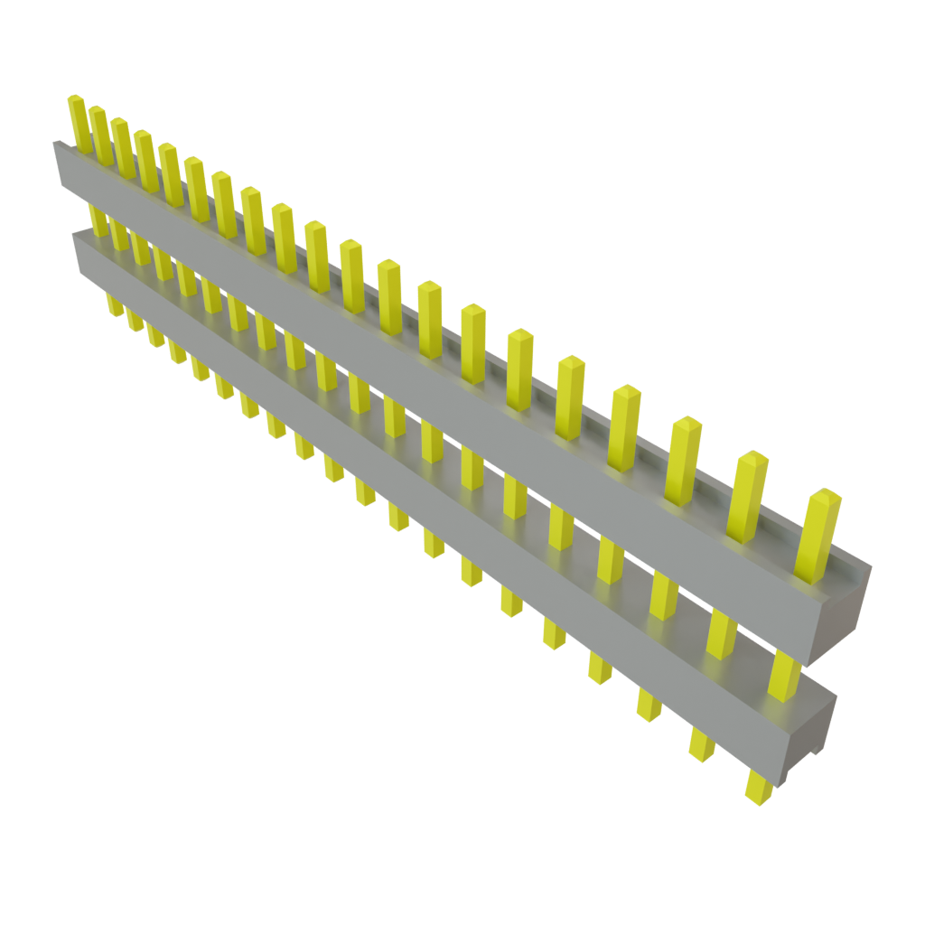 Conn Board Stacker HDR 20 POS 2.54mm Solder ST Top Entry Thru-Hole Bulk