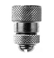 15A Female Binding Post, Brass/Tin Body, Nickel Plated