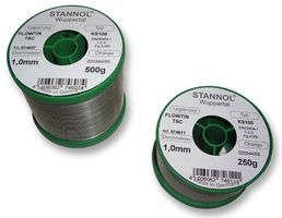 STANNOL         574612            SOLDER WIRE, KS100, 0.7MM, 250G