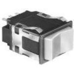 Rocker Switch, 4PDT, Latched, 2A, 24VDC, Solder/quick Connect Terminal, Rocker Actuator, Panel Mount