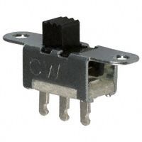 SPDT Slide Switch, 2 Pos, On-On, 0.5A, 125VDC, Solder