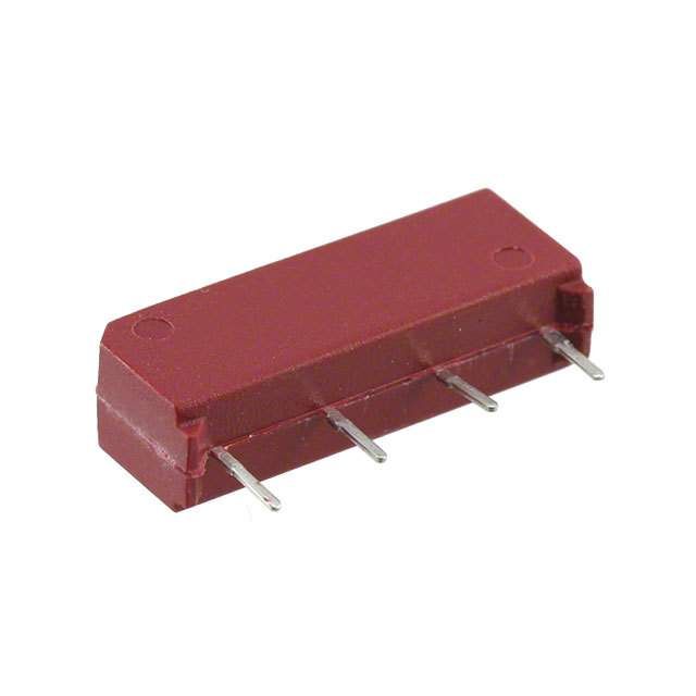 5V 500mA SPST Reed Relay, SIP, Through Hole, 10mA Coil