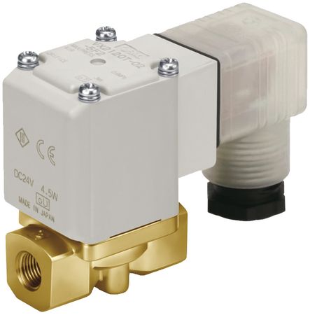2/2-way Solenoid Valve 24 VDC 2/2 Opener (N.C.), VX210MG, SMC