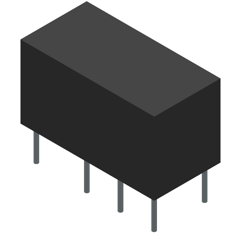 RF Relay DPDT 5VDC Coil 2A Contact Through Hole