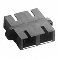 Duplex SC Fiber Optic Adapter, Plastic, Blue, Multimode