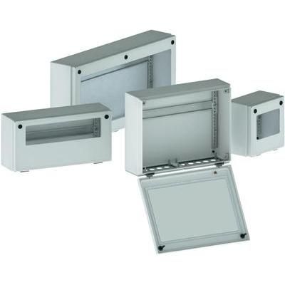 Build-in casing Steel plate Light grey (RAL 7035) 200 x 200 x 120 Lohmeier 1 pc(s)