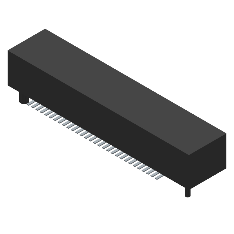 60 Pos 0.6mm Pitch Board-to-Board Header, Straight SMD, Gold Plated