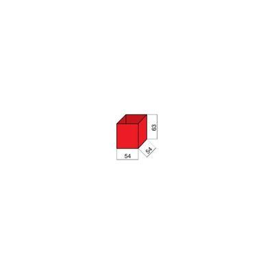 Alutec Red insert compartment for organiser boxes 54 x 54 x 63 mm