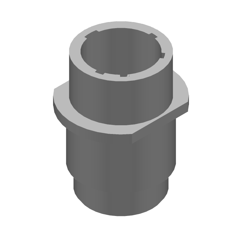 7 Pos Circular Connector, Crimp, 600V, UL94 V-0, Black