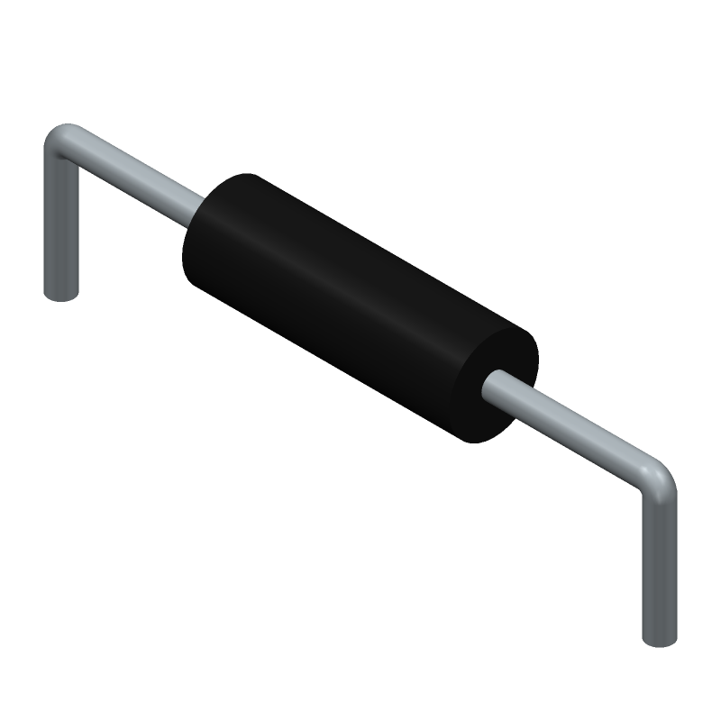 1kR Metal Film Resistor, 0.5W, 1%, 250V, Axial