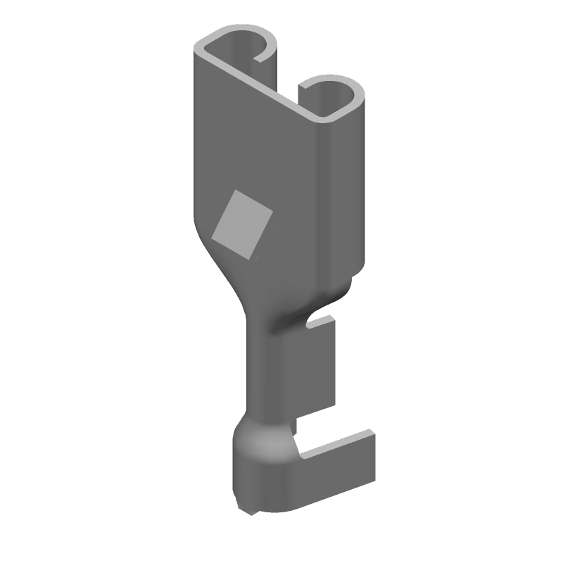 Quick Disconnect Terminal 17-20AWG F Strip