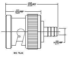 MOLEX         73103-5001             RF / Coaxial Connector, BNC Coaxial, Straight Plug, Crimp, 50 ohm, RG316