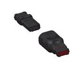 3-Pos Signal Receptacle, Wire-to-Wire, Crimp, 5A, Gold, 175°C