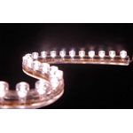 LED STRIP,FLEXI,WHITE,96 LED 12V@640mA,6500-7500K,96 LEDs