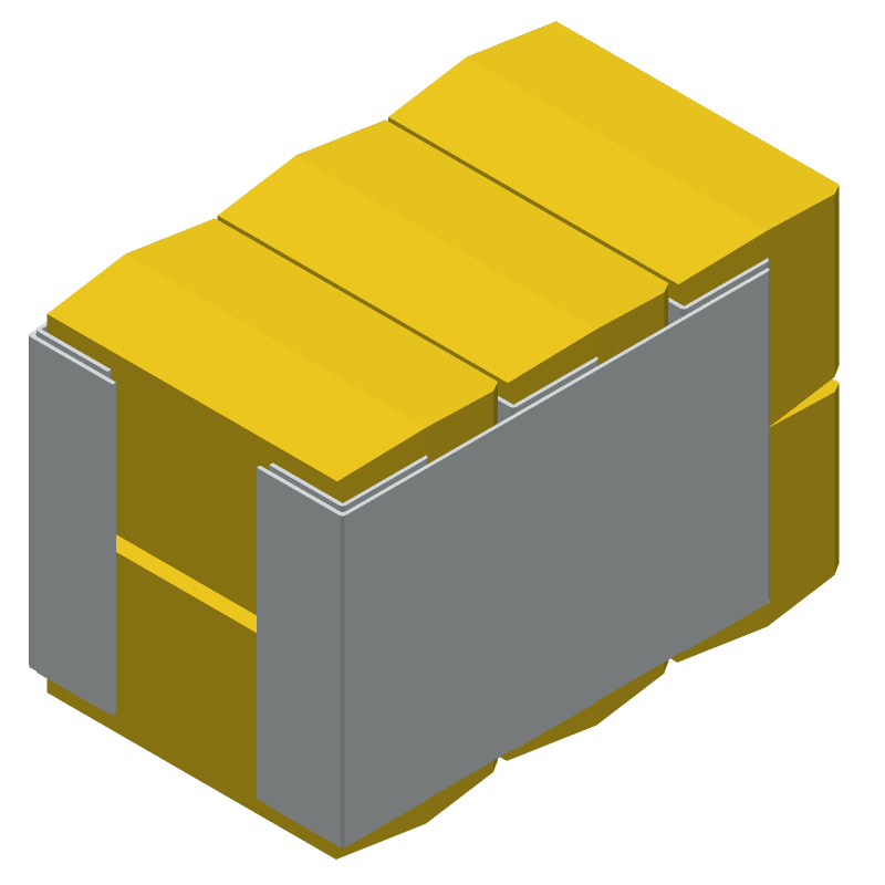 Cap Tant Polymer 900uF 16VDC 6X CASE 20% (8 X 8.9 X 13.3mm) Stacked 6 Stacked 0.008 Ohm 125°C