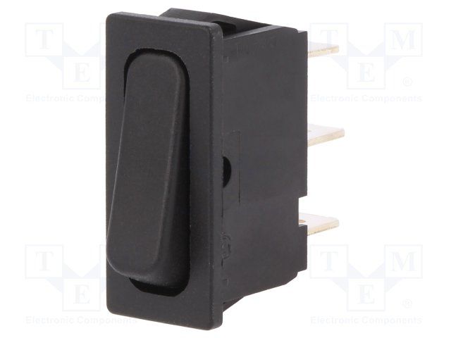 Switch Rocker N.O./N.C. SPDT Quick Connect Rocker 10A 250VAC 372.85VA 100000Cycles