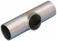 Dairy Pipe Lines Stainless Steel Solder Fitting Pulled Tee, 25.4mm OD