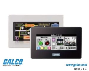 HMI+PLC,  3.8" TFT 65K Color,  8/4 I/O,  Dark Gray,  FT1A Series SmartAXIS
