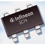 Small Signal Bipolar Transistor, 0.5A I(C), 45V V(BR)CEO, 2-Element, NPN, Silicon, ROHS COMPLIANT, SC-74, 6 PIN