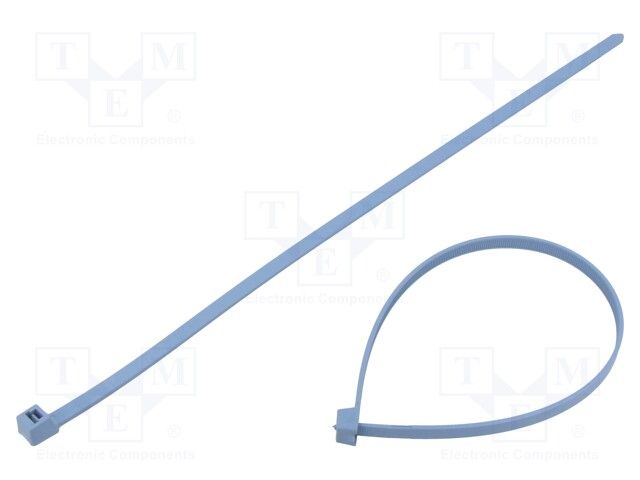 Cable Ties, Self Locking Nylon 6/6 Light Blue 102mm 534N Pan-Ty®