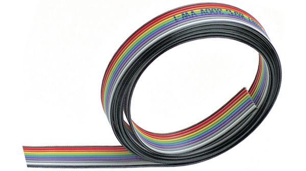 3M   3302-26   Ribbon Cable, Colour Coded Flat, Multiple, 26 Core, 28 AWG, 0.072 mm, 100 ft, 30.5 m