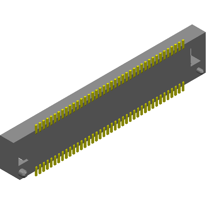 80 Pos 0.6mm Pitch Board-to-Board Receptacle, SMD, 4mm Stack