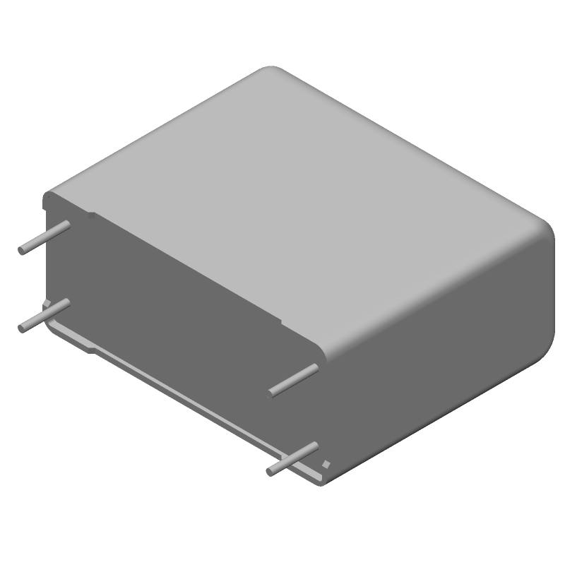 Cap Film 9uF 900V PP 5% (43 X 18.5 X 35.5mm) Plastic Rectangular Can 37.5mm 0.012 Ohm 105°C