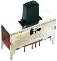 DP3T Slide Switch, 300mA, 125V AC, THD, Vertical