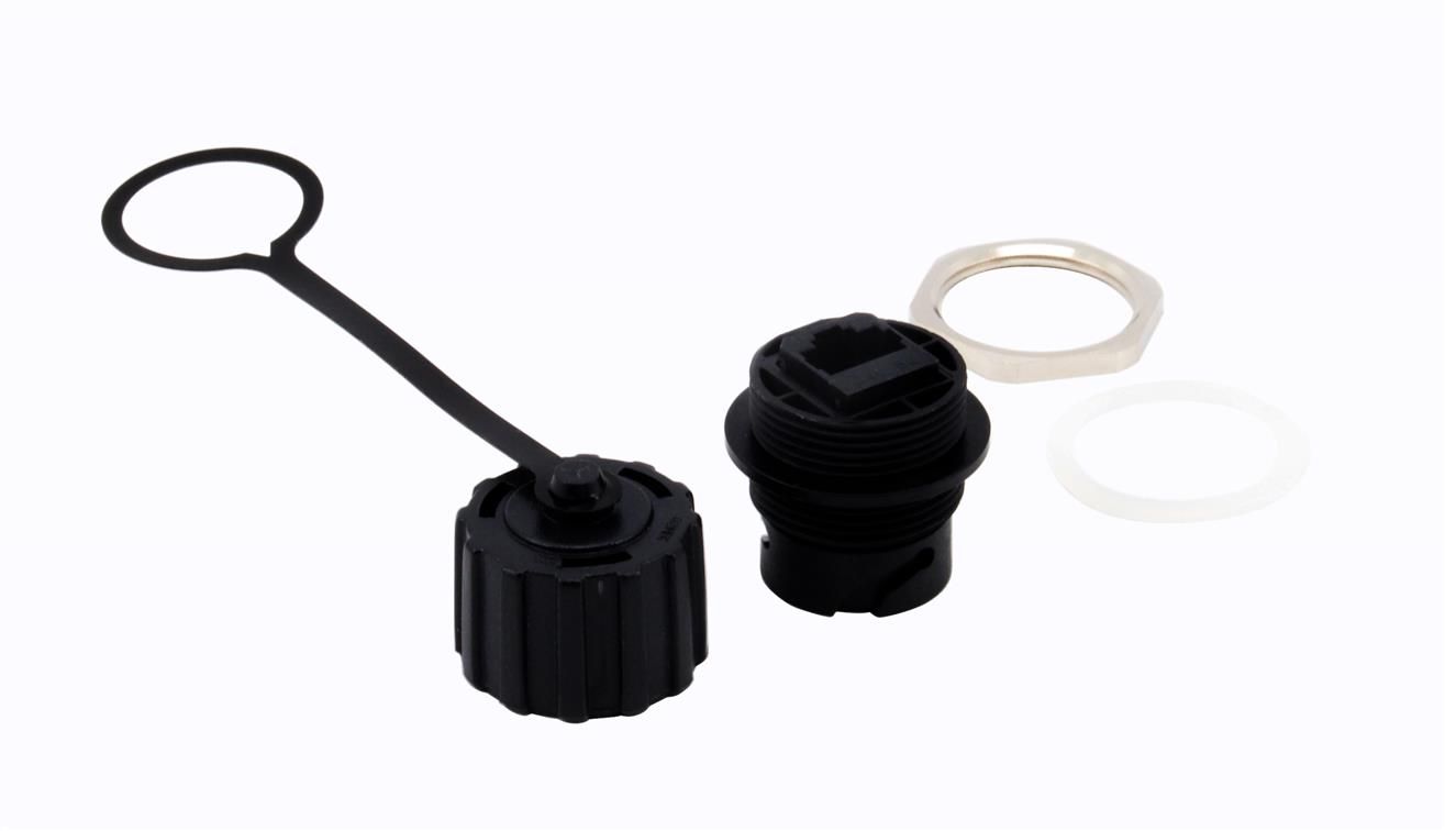 Rectangular Connector Adapter, 1.2A, 100V, Gold Plated, IP67