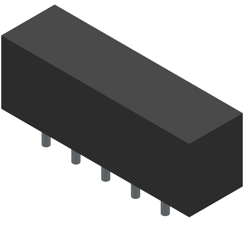 DP4T Slide Switch, 4-Pos, ON-ON-ON-ON, 11A, 125VDC, Through Hole