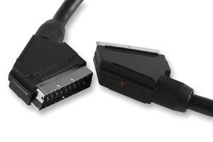 VIDEK         4111            Audio / Video Cable Assembly, SCART Plug, SCART Plug, 4.92 ft, 1.5 m, Black