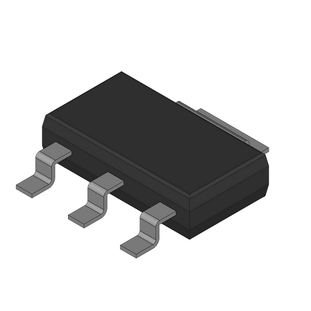Fixed Positive LDO Regulator, 2.5V, 2V Dropout, BIPolar, PDSO4, PLASTIC, SOT-223, 4 PIN