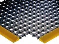 Black PVC Open Grid Anti-Fatigue Mat, 1.5m x 1m x 12mm
