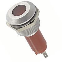 Red LED, 230V, 3mA, Panel Mount, -25°C to 60°C