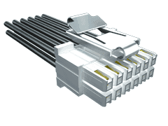 SKT-SKT Crimp-Crimp Power Cable Assembly, 20AWG, 300VAC, -10 to 105°C