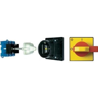 Isolator switch + door interlock 125 A 1 x 90 ° Red, Yellow Kraus & Naimer KG125 T203/12 VE 1 pc(s)