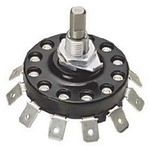 Rotary Switch SP4T 15A 220VAC 120VDC Solder Lug