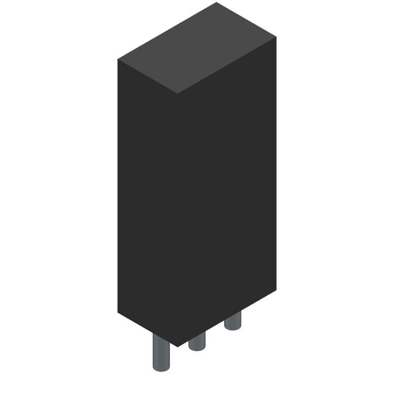 SPDT Toggle Switch, 6A 250VAC, PC Pin, Panel Mount