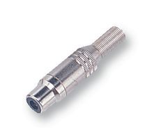 Conn Phone Jack F 2 POS ST Cable Mount 2 Terminal 1 Port