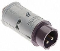 IP44 Purple Cable Mount 3P Industrial Power Plug, Rated At 16A, 20  25 V