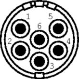 Coupling socket 6-pin   6 P, 7201 5 06 04 D, Hummel