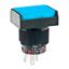 Switch Push Button ON (ON) SPDT Rectangular Button 0.1A 28VAC 28VDC 0.4VA Momentary Contact Panel Mount Quick Connect/Solder Lug