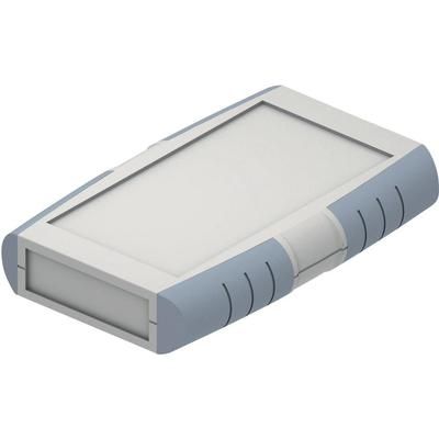 Hand-held casing Acrylonitrile butadiene styrene Light grey 185 x 110 x 35 Axxatronic 33133004-CON 1 pc(s)