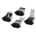 3A 250V AC Mains Power Connector, 3-Pole, Quick Connect