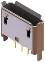 Telecom and Datacom Connector, 5 Contact(s), Male, Straight, Solder Terminal, Locking, Receptacle, ROHS COMPLIANT