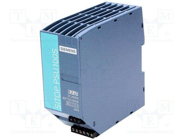 24V 5A 144W AC/DC Power Supply, DIN Rail Mount