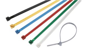 Cable tie blue 195 mm x 4.7 mm, 115-00006, LR55R-PA66-BU-Q1, HellermannTyton