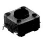 Switch Tactile OFF (ON) SPST Round Button Gull Wing 0.05A 24VDC 1000000Cycles 1.57N SMD T/R