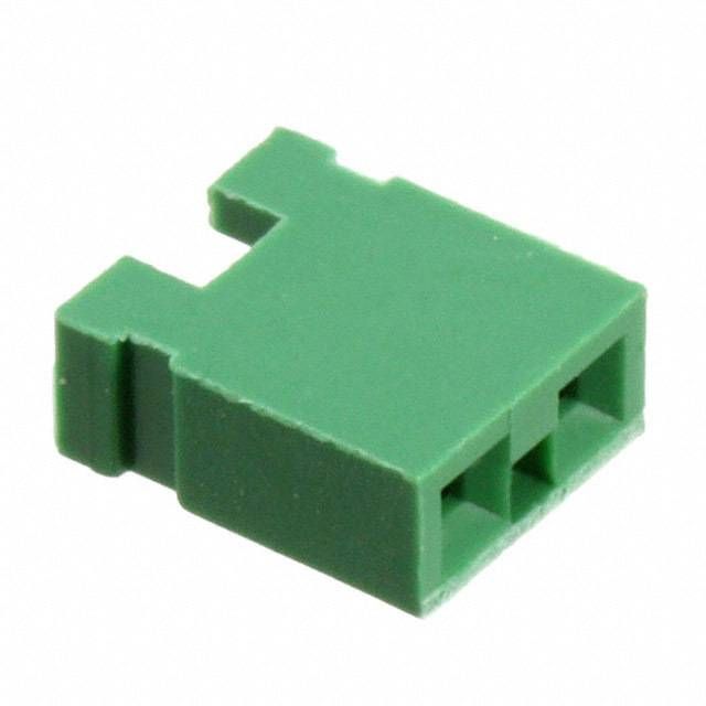 2 Pos 2.54mm ST Female Shunt, 3A, Gold Plated Copper